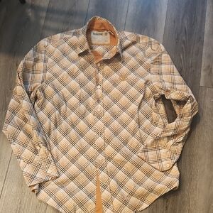 Timberland Brown Casual Button Down Shirt